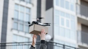 ドローンで配達